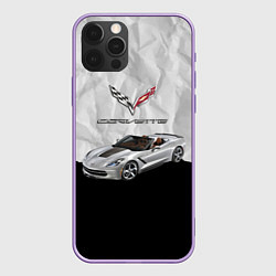 Чехол iPhone 12 Pro Max Chevrolet Corvette - motorsport