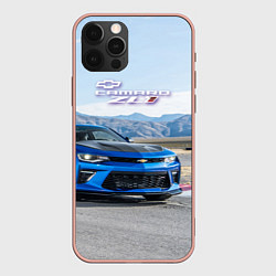 Чехол для iPhone 12 Pro Max Chevrolet Camaro ZL 1 - Motorsport, цвет: 3D-светло-розовый