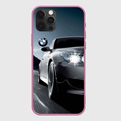 Чехол для iPhone 12 Pro Max Бэха на скорости на горной дороге, цвет: 3D-малиновый
