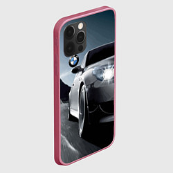 Чехол для iPhone 12 Pro Max Бэха на скорости на горной дороге, цвет: 3D-малиновый — фото 2