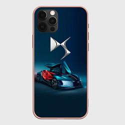 Чехол для iPhone 12 Pro Max Citroen DS Spirit Concept, цвет: 3D-светло-розовый