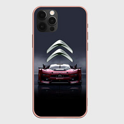 Чехол iPhone 12 Pro Max Citroen - Racing team - Motorsport