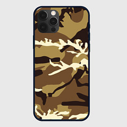 Чехол iPhone 12 Pro Max Камуфляж Woodland осень крупный