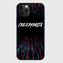 Чехол для iPhone 12 Pro Max CreepyPasta infinity, цвет: 3D-черный