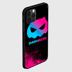 Чехол для iPhone 12 Pro Max DanMachi - neon gradient, цвет: 3D-черный — фото 2