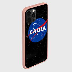 Чехол для iPhone 12 Pro Max Саша Наса космос, цвет: 3D-светло-розовый — фото 2