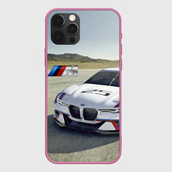 Чехол iPhone 12 Pro Max Спортивная бэха на гоночной трассе