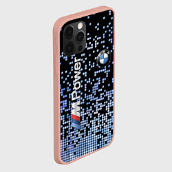 Чехол для iPhone 12 Pro Max BMW - M Power - pattern, цвет: 3D-светло-розовый — фото 2