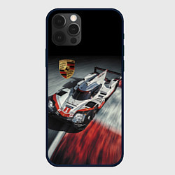 Чехол для iPhone 12 Pro Max Porsche - racing team - motorsport, цвет: 3D-черный