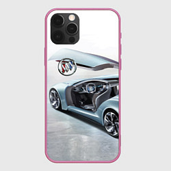Чехол для iPhone 12 Pro Max Buick Riviera Concept, цвет: 3D-малиновый