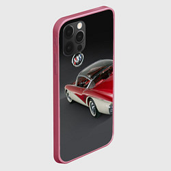 Чехол для iPhone 12 Pro Max Buick Centurion - USA - Retro, цвет: 3D-малиновый — фото 2