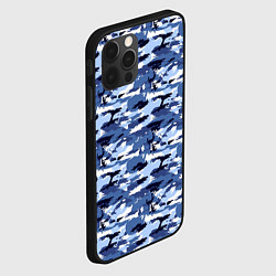 Чехол для iPhone 12 Pro Max Камуфляж Navi Camo, цвет: 3D-черный — фото 2