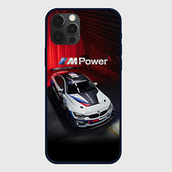 Чехол для iPhone 12 Pro Max BMW M4 GT4 - Motorsport, цвет: 3D-черный