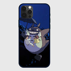 Чехол для iPhone 12 Pro Max Night flight Totoro, цвет: 3D-черный