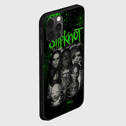 Чехол для iPhone 12 Pro Max Slipknot, цвет: 3D-черный — фото 2