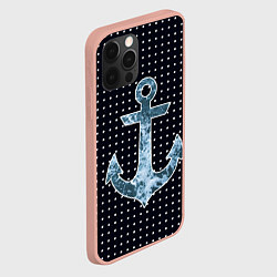 Чехол для iPhone 12 Pro Max Anchor - ocean theme, цвет: 3D-светло-розовый — фото 2