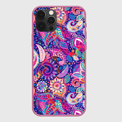 Чехол iPhone 12 Pro Max Multi-colored colorful patterns