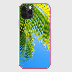 Чехол для iPhone 12 Pro Max Пальма у неба, цвет: 3D-малиновый