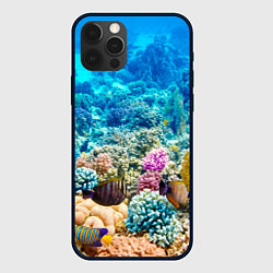 Чехол для iPhone 12 Pro Max Дно морское, цвет: 3D-черный