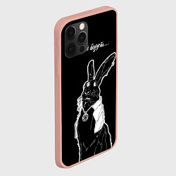 Чехол для iPhone 12 Pro Max Кролик пророк, всё будет, цвет: 3D-светло-розовый — фото 2