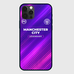 Чехол iPhone 12 Pro Max Manchester City legendary sport grunge