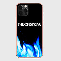 Чехол для iPhone 12 Pro Max The Offspring blue fire, цвет: 3D-светло-розовый