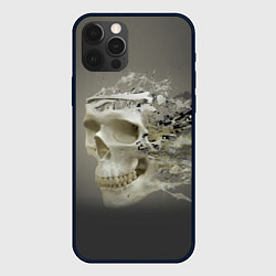 Чехол для iPhone 12 Pro Max Vanguard skull - destroyed, цвет: 3D-черный