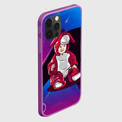 Чехол для iPhone 12 Pro Max Малыш в костюме ослика, цвет: 3D-сиреневый — фото 2