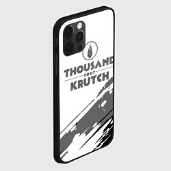 Чехол для iPhone 12 Pro Max Thousand Foot Krutch логотип, цвет: 3D-черный — фото 2