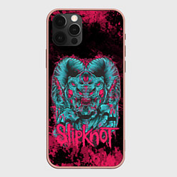 Чехол для iPhone 12 Pro Max Monster Slipknot, цвет: 3D-светло-розовый
