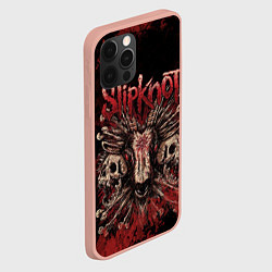 Чехол для iPhone 12 Pro Max Horror Slipknot, цвет: 3D-светло-розовый — фото 2