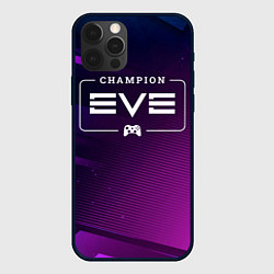 Чехол iPhone 12 Pro Max EVE gaming champion: рамка с лого и джойстиком на