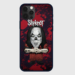 Чехол iPhone 12 Pro Max Slipknot dark red