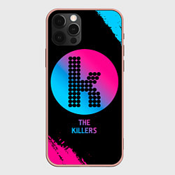 Чехол для iPhone 12 Pro Max The Killers - neon gradient, цвет: 3D-светло-розовый