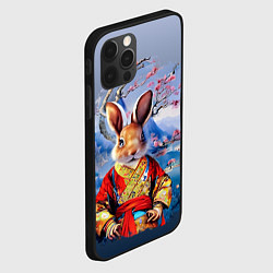 Чехол для iPhone 12 Pro Max Кролик в китайском халате, цвет: 3D-черный — фото 2