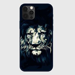 Чехол для iPhone 12 Pro Max Голова царя-зверей льва, цвет: 3D-черный