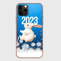 Чехол iPhone 12 Pro Max Белый большой кролик
