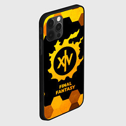 Чехол для iPhone 12 Pro Max Final Fantasy - gold gradient, цвет: 3D-черный — фото 2