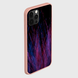 Чехол для iPhone 12 Pro Max Абстрактный мех, цвет: 3D-светло-розовый — фото 2