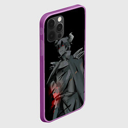 Чехол для iPhone 12 Pro Max Повелитель тьмы на подработке - Демон Садао, цвет: 3D-сиреневый — фото 2