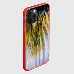 Чехол для iPhone 12 Pro Max Красочные абстрактные волны и линии, цвет: 3D-красный — фото 2