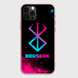 Чехол для iPhone 12 Pro Max Berserk - neon gradient, цвет: 3D-светло-розовый