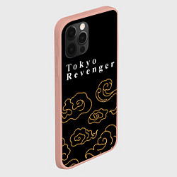 Чехол для iPhone 12 Pro Max Tokyo Revengers anime clouds, цвет: 3D-светло-розовый — фото 2