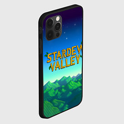 Чехол для iPhone 12 Pro Max Горы Stardew Valley, цвет: 3D-черный — фото 2