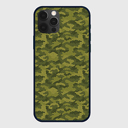 Чехол для iPhone 12 Pro Max Милитари звезды, цвет: 3D-черный