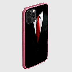 Чехол для iPhone 12 Pro Max Hitman, цвет: 3D-малиновый — фото 2