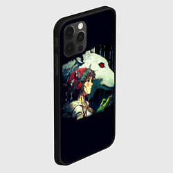 Чехол для iPhone 12 Pro Max Сан с богиней Моро, цвет: 3D-черный — фото 2