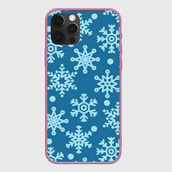 Чехол iPhone 12 Pro Max Blue snow