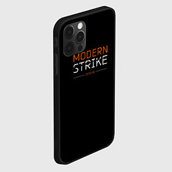 Чехол для iPhone 12 Pro Max Логотип Modern strike online, цвет: 3D-черный — фото 2