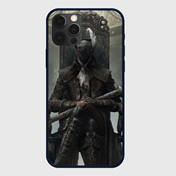 Чехол iPhone 12 Pro Max Bloodborne охотник